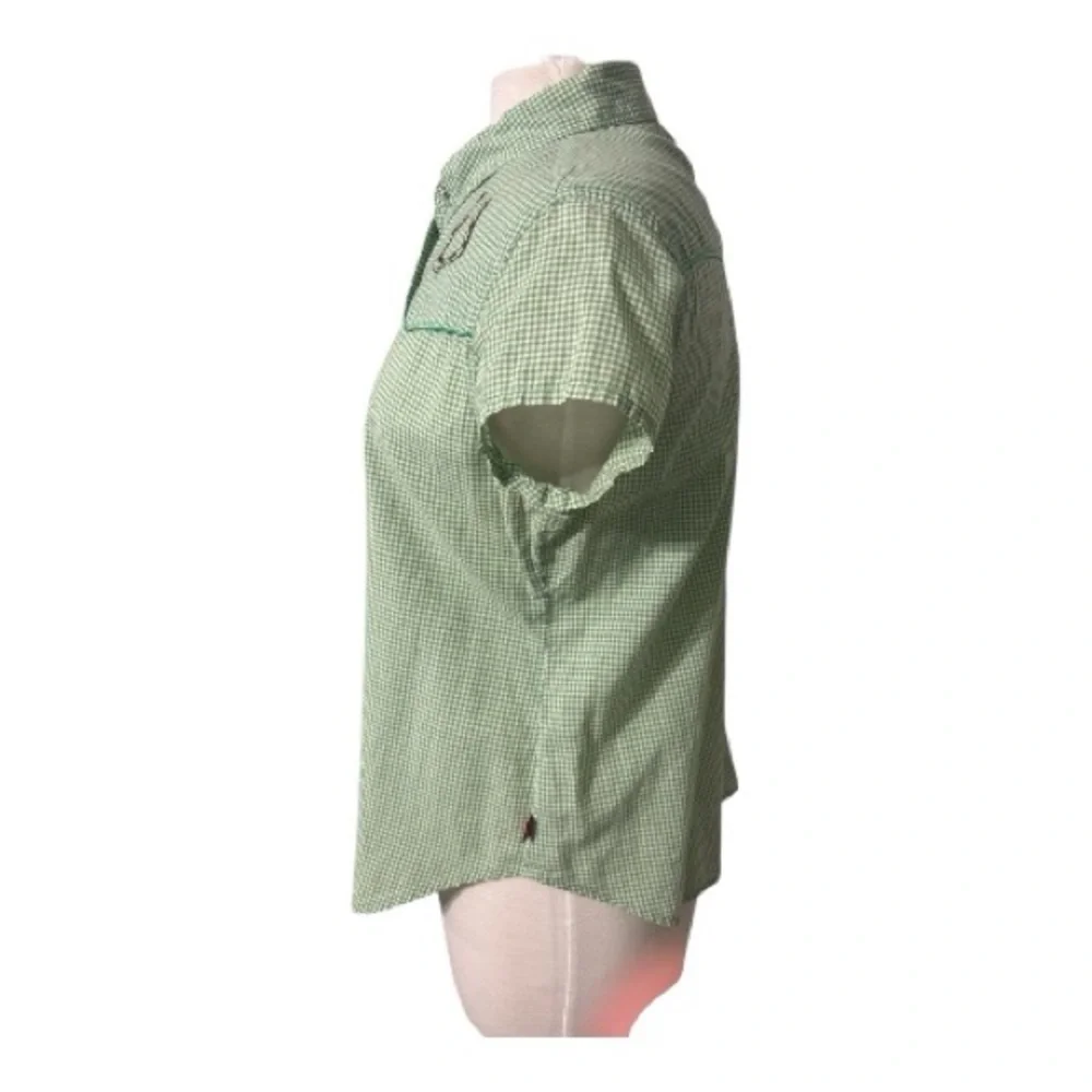 Levi's Green Checkered Button Down Shirt - Picture 5 of 8